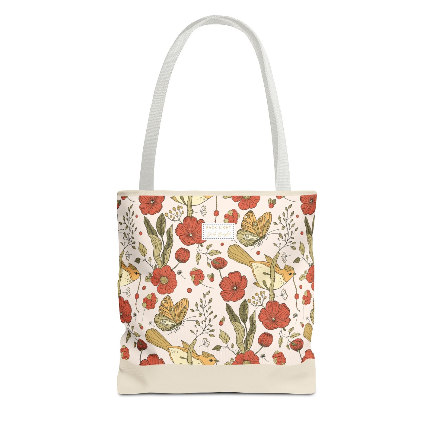 Tote Bag | Beach Tote | Gift for Her | Floral Tote Bag | Botanical Bag | Nature Lover Gift | Floral Design Bag | Gift bag