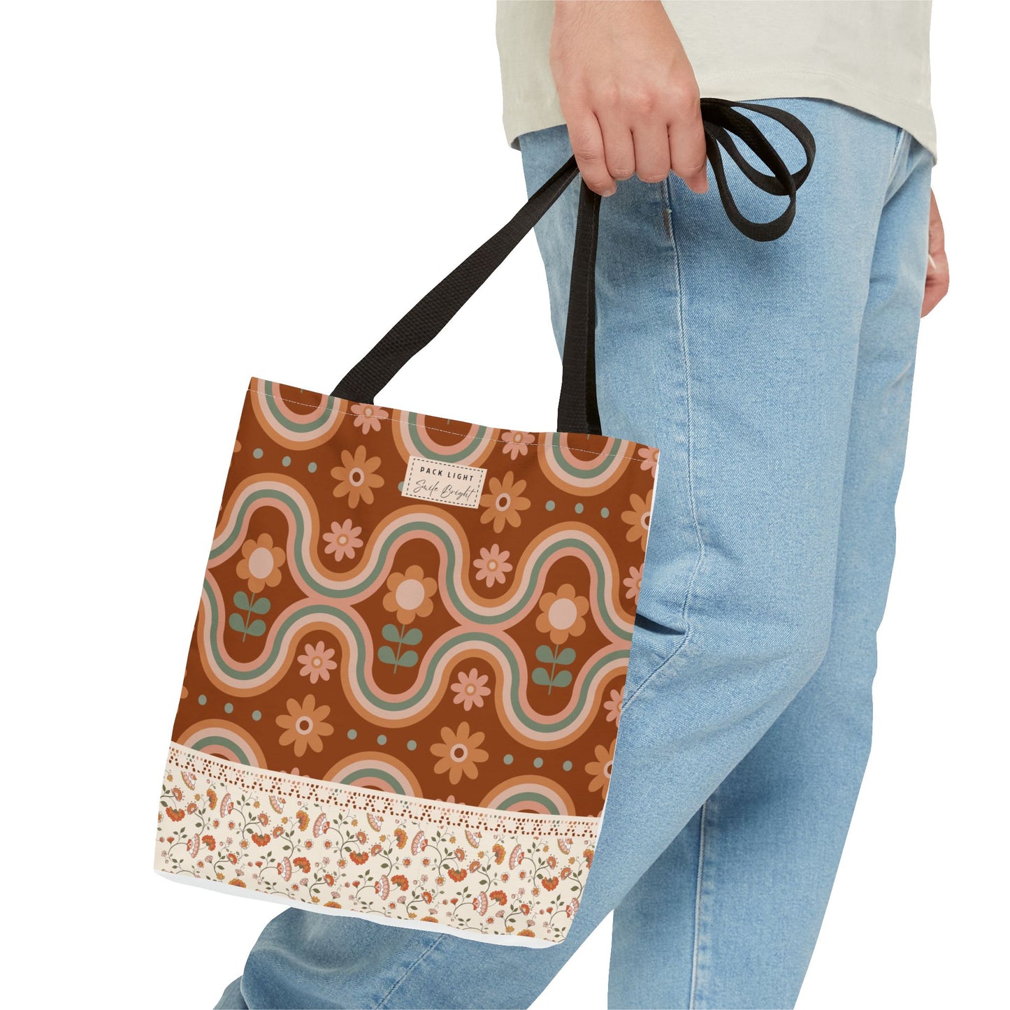 Tote Bag| Gift bag| Gift for her| Unique gift idea| Floral bag| Designed tote bag|Personalized tote| Gift for fashion lovers|