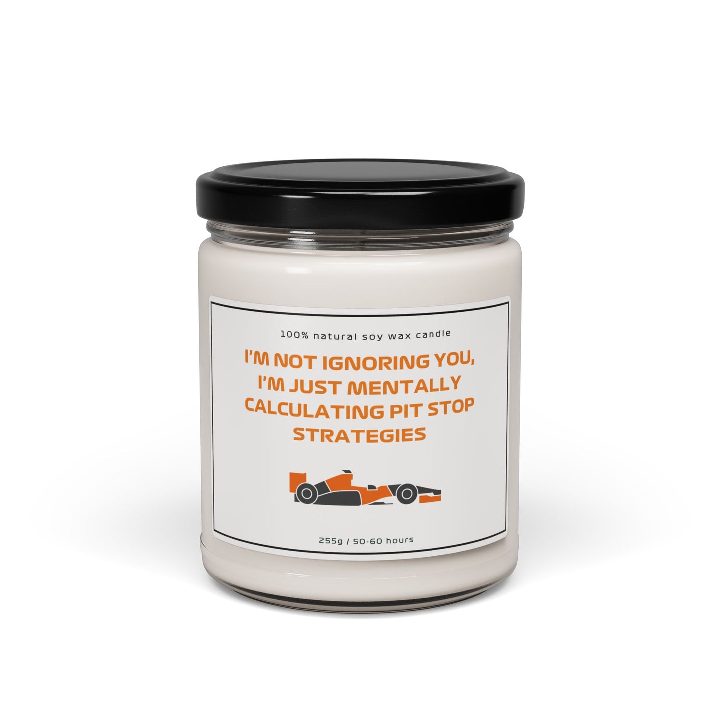 Formula 1 gift candle | Formula 1 lover gift | Scented soy candle | Formula 1 décor candle