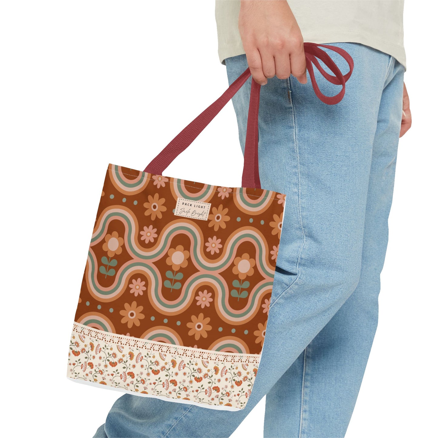 Tote Bag| Gift bag| Gift for her| Unique gift idea| Floral bag| Designed tote bag|Personalized tote| Gift for fashion lovers|