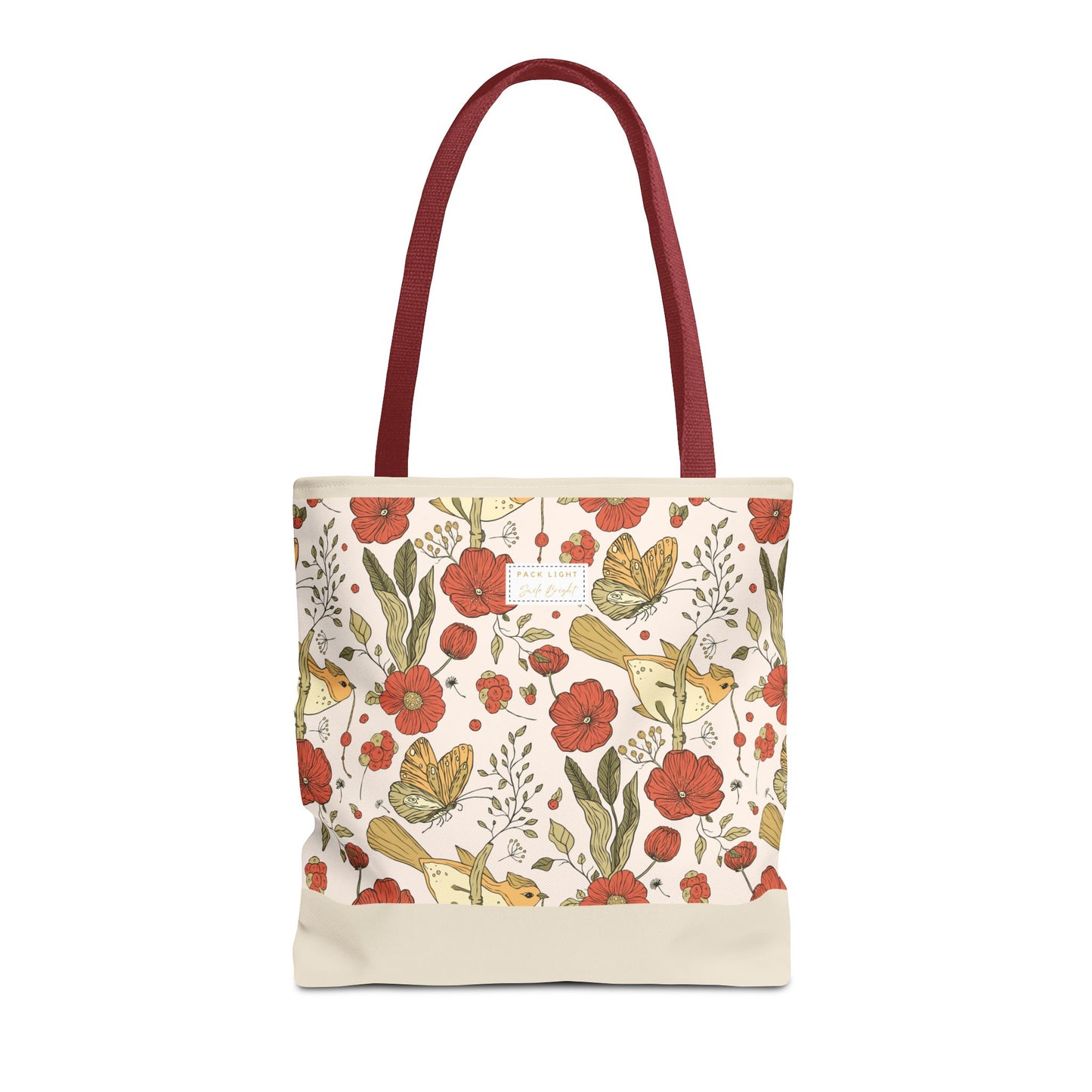 Tote Bag | Beach Tote | Gift for Her | Floral Tote Bag | Botanical Bag | Nature Lover Gift | Floral Design Bag | Gift bag