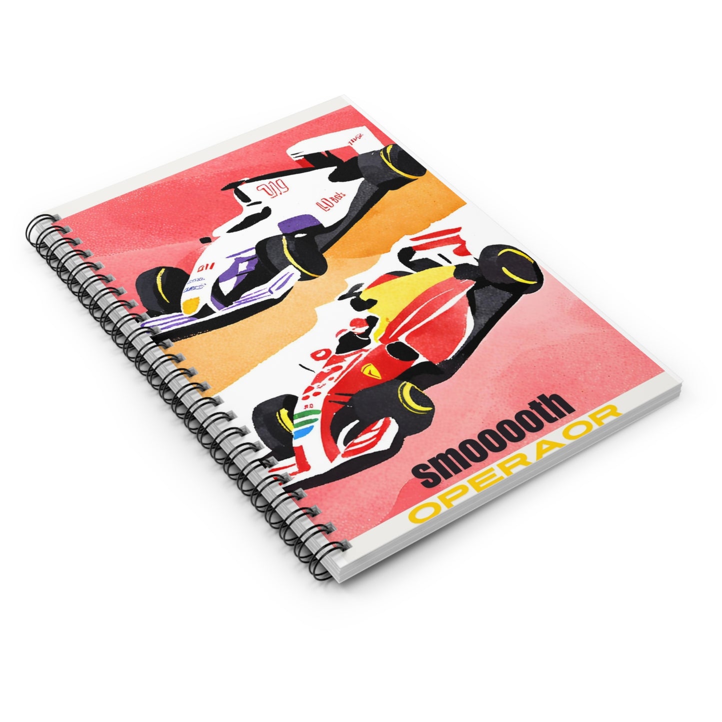 Race to Victory: My F1 Journey - Spiral Notebook - Ruled Line