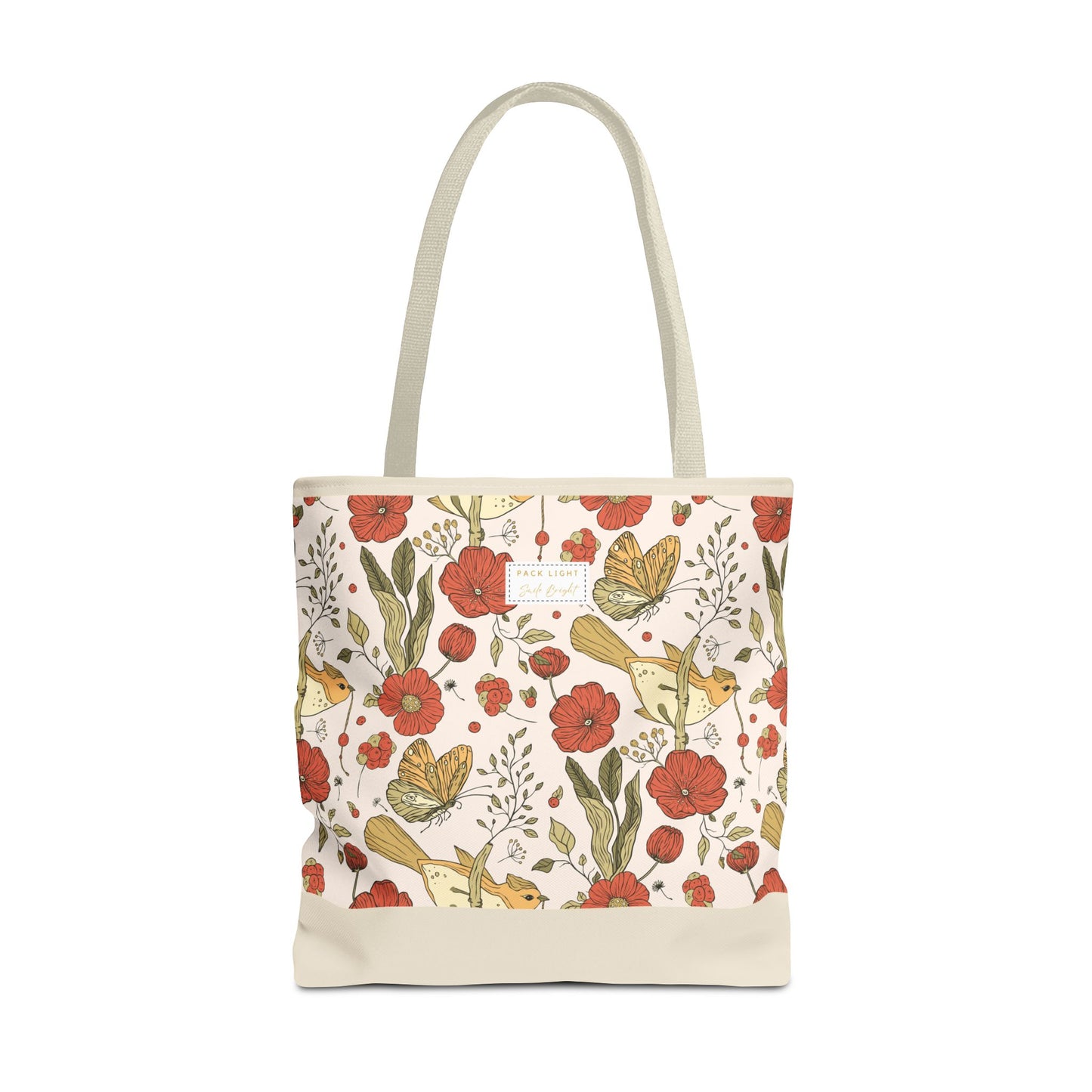Tote Bag | Beach Tote | Gift for Her | Floral Tote Bag | Botanical Bag | Nature Lover Gift | Floral Design Bag | Gift bag