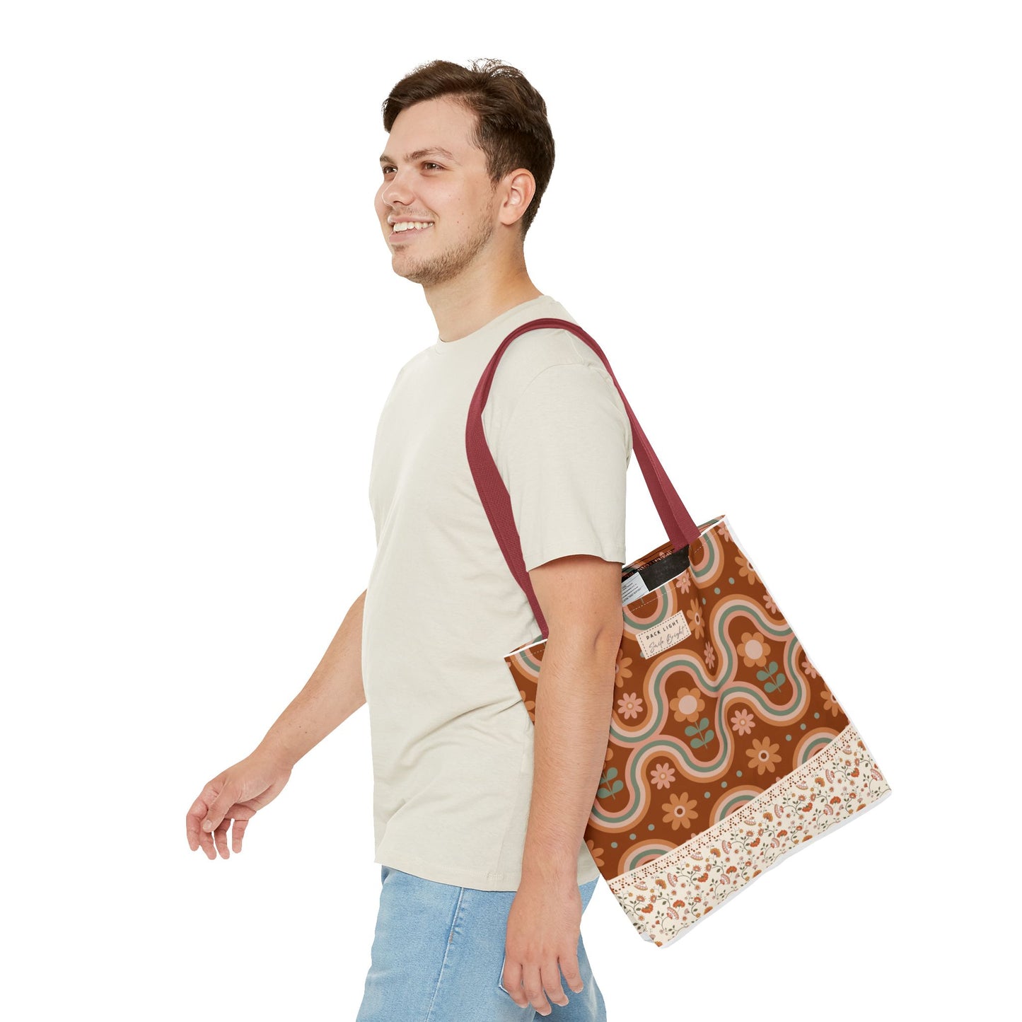 Tote Bag| Gift bag| Gift for her| Unique gift idea| Floral bag| Designed tote bag|Personalized tote| Gift for fashion lovers|