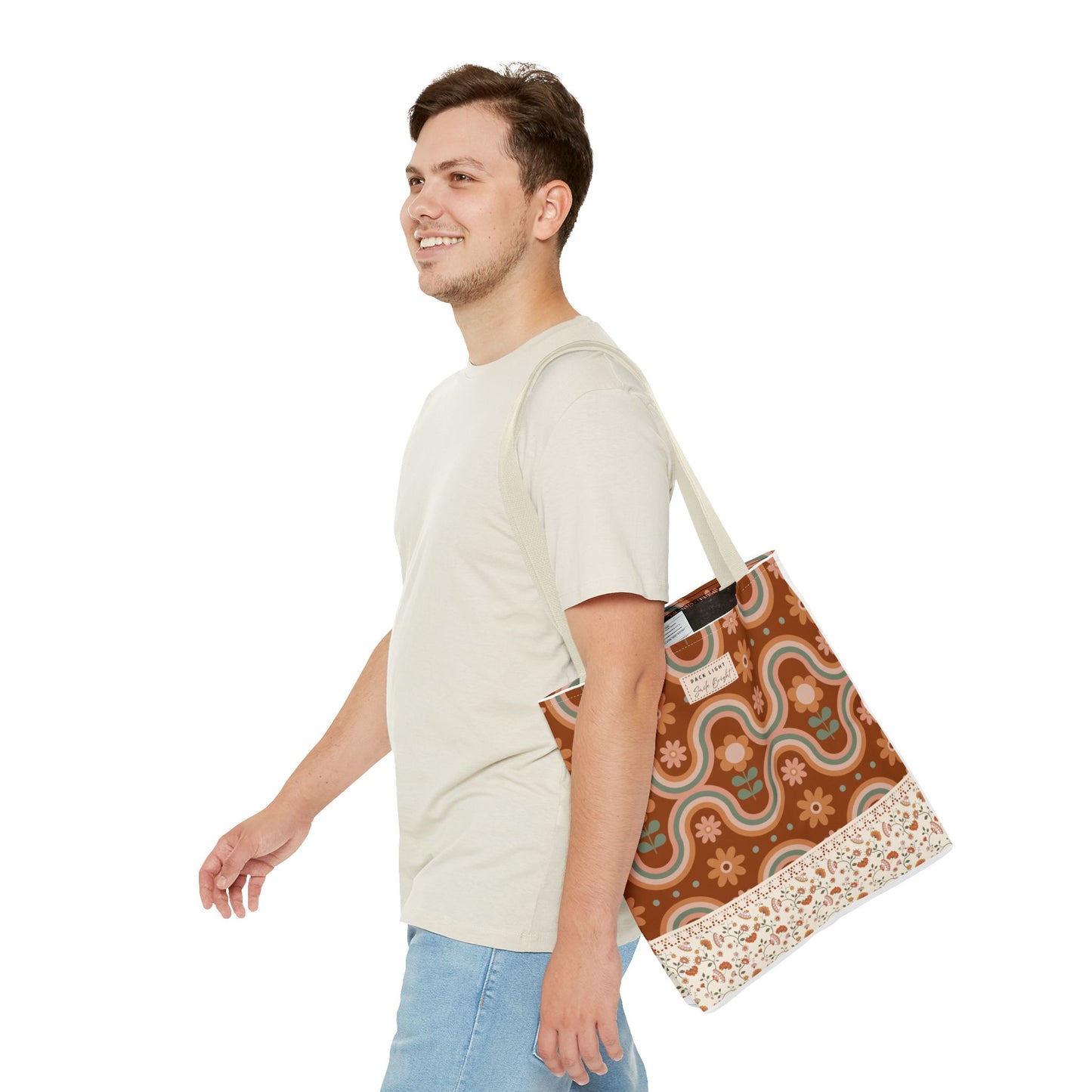Tote Bag| Gift bag| Gift for her| Unique gift idea| Floral bag| Designed tote bag|Personalized tote| Gift for fashion lovers|