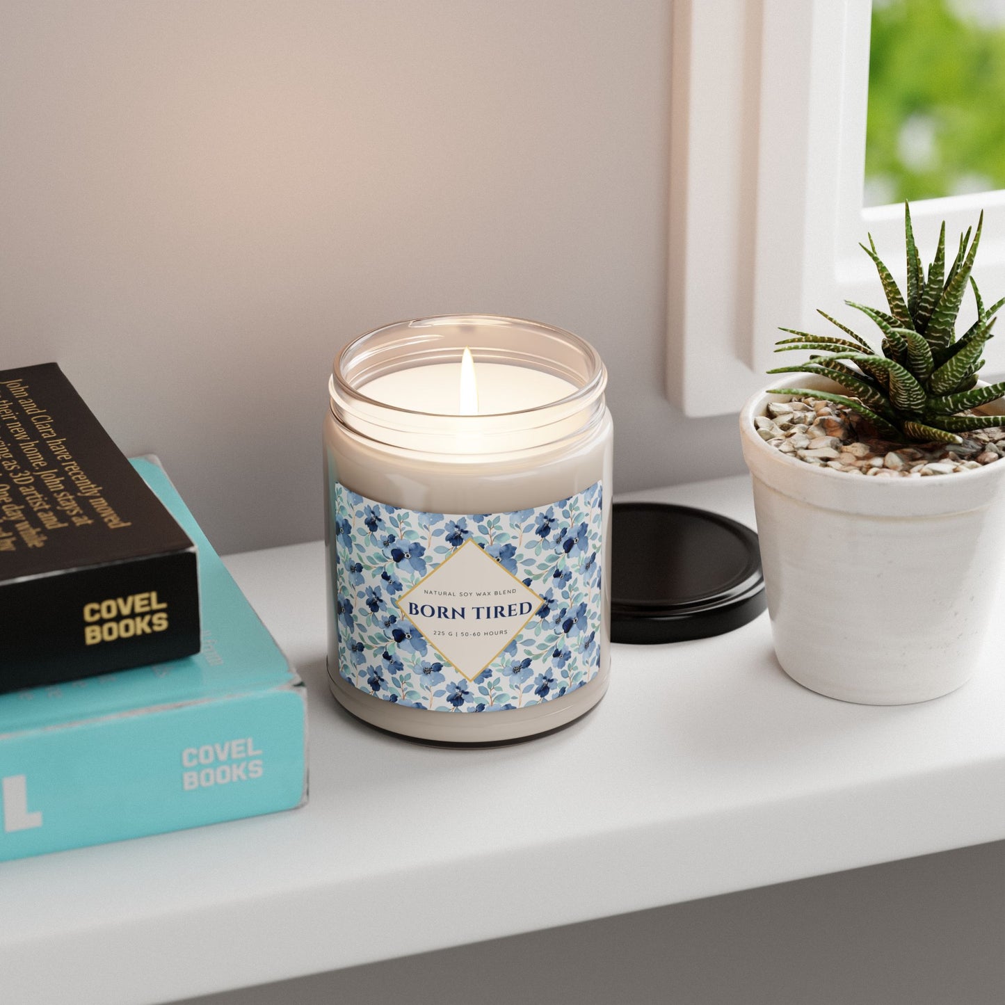 Scented Candle| Aromatherapy candle| Gift for friends|Birthday gift idea| floral candle | Self Care gift| Vegan candle|Naturel candle|