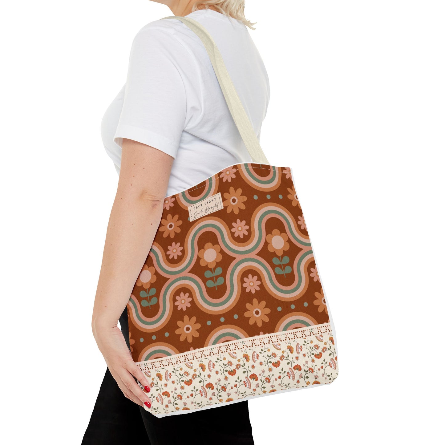 Tote Bag| Gift bag| Gift for her| Unique gift idea| Floral bag| Designed tote bag|Personalized tote| Gift for fashion lovers|