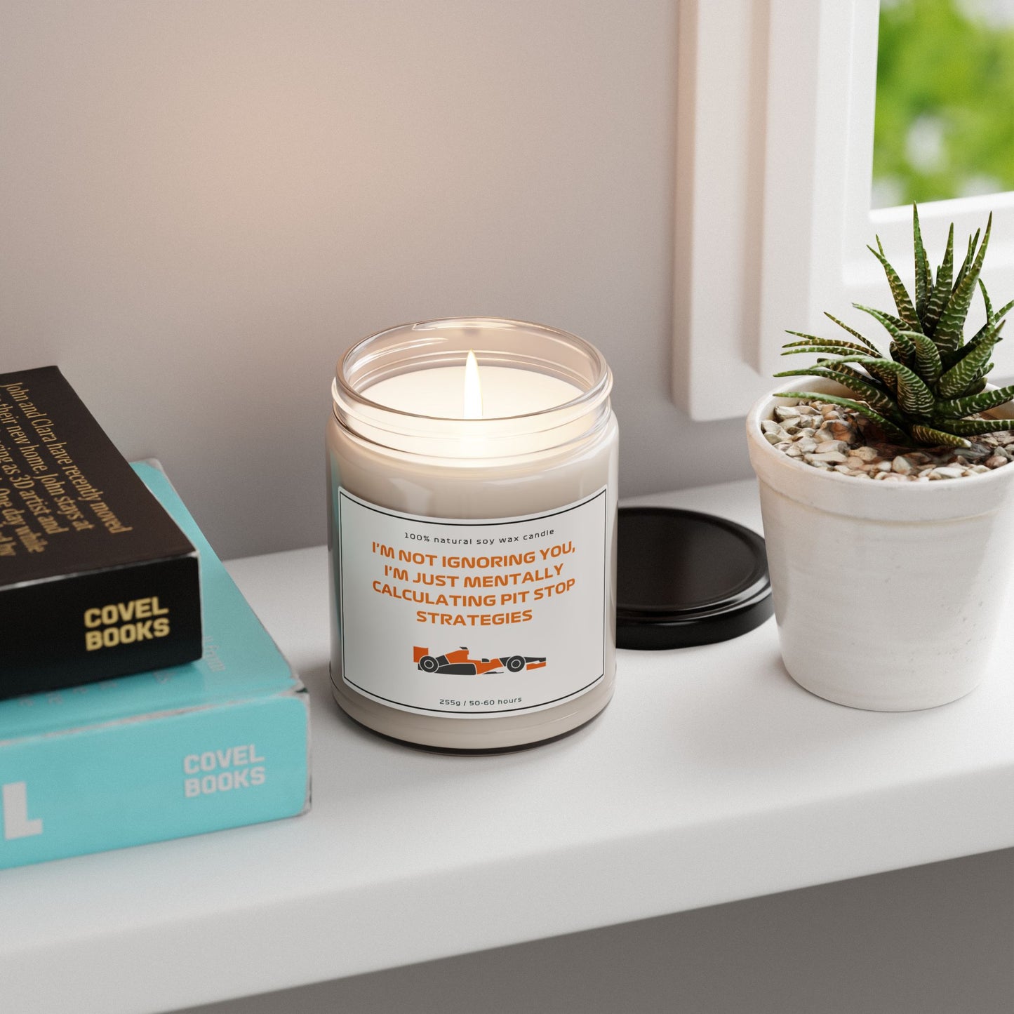 Formula 1 gift candle | Formula 1 lover gift | Scented soy candle | Formula 1 décor candle
