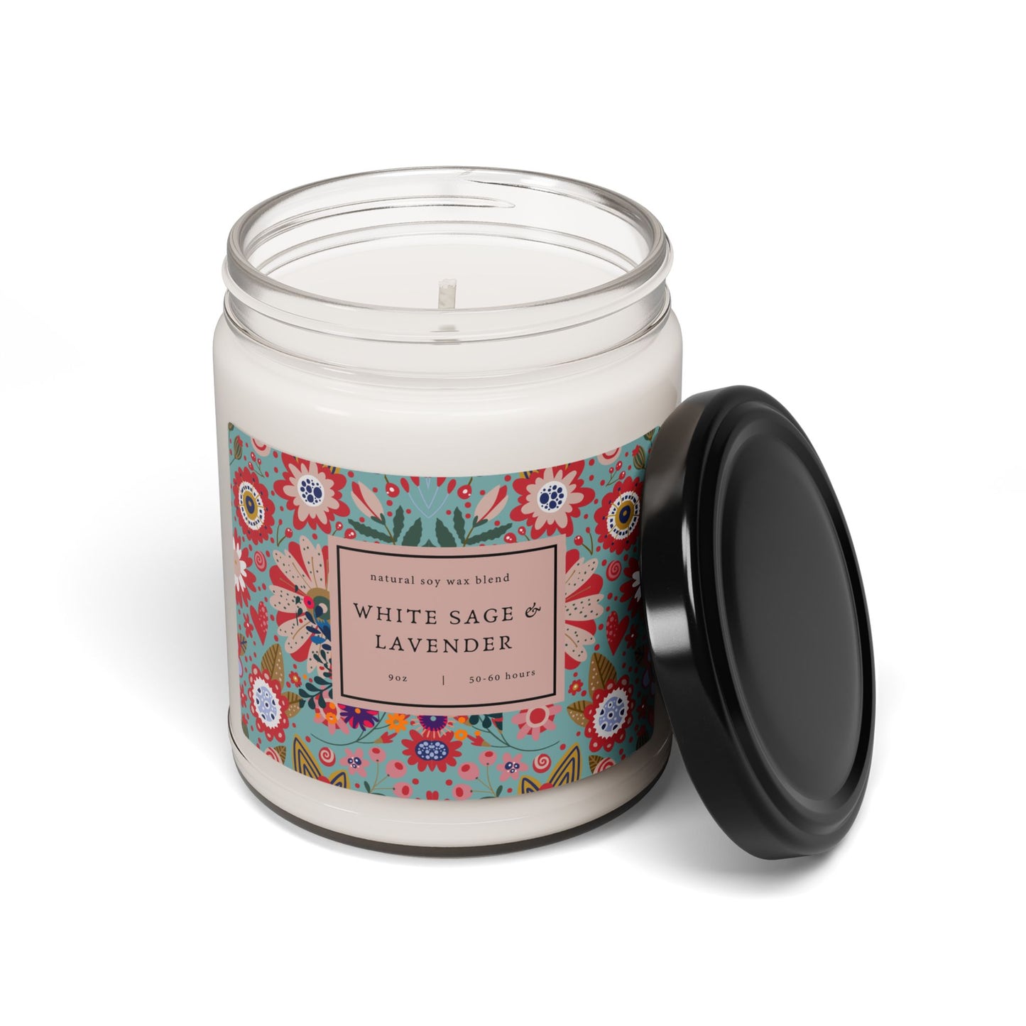 Scented Candle| Aromatherapy candle| Gift for friends|Birthday gift idea| Self-care gift| floral candle | Relaxing gift|Eco-friendly gift