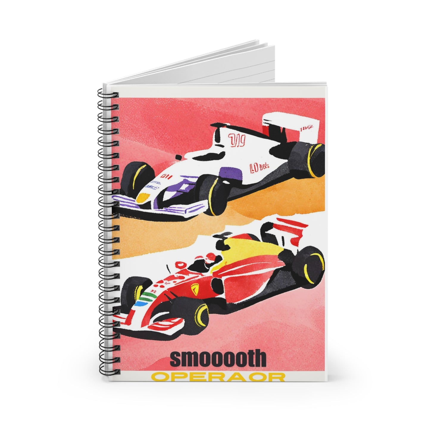 Race to Victory: My F1 Journey - Spiral Notebook - Ruled Line