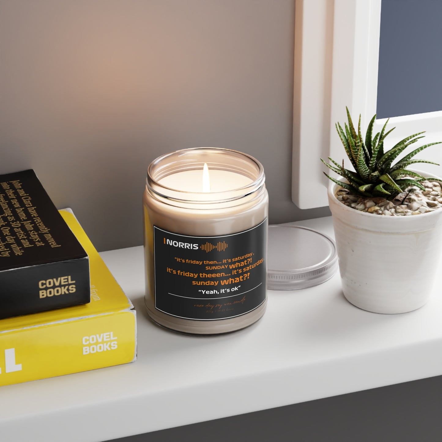 F1 gift candle | Candle for f1 fan | lando norris fan candle | Scented candles f1 gift | Birthday candle for boyfriend | husband gift