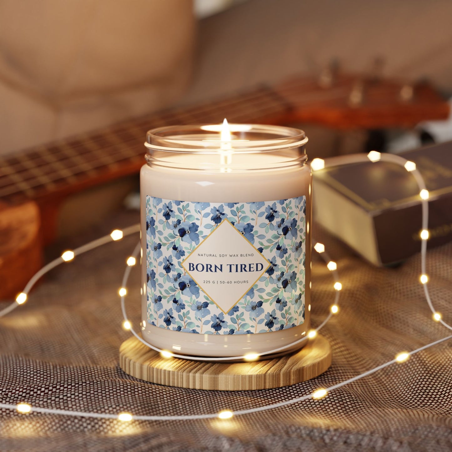 Scented Candle| Aromatherapy candle| Gift for friends|Birthday gift idea| floral candle | Self Care gift| Vegan candle|Naturel candle|
