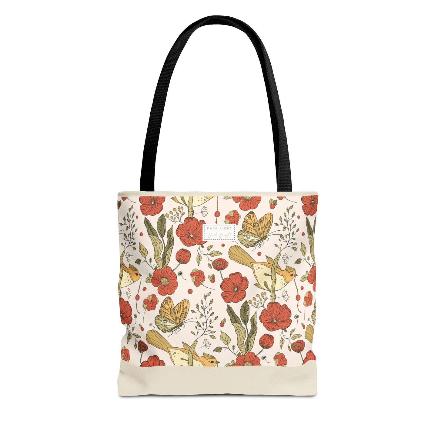 Tote Bag | Beach Tote | Gift for Her | Floral Tote Bag | Botanical Bag | Nature Lover Gift | Floral Design Bag | Gift bag