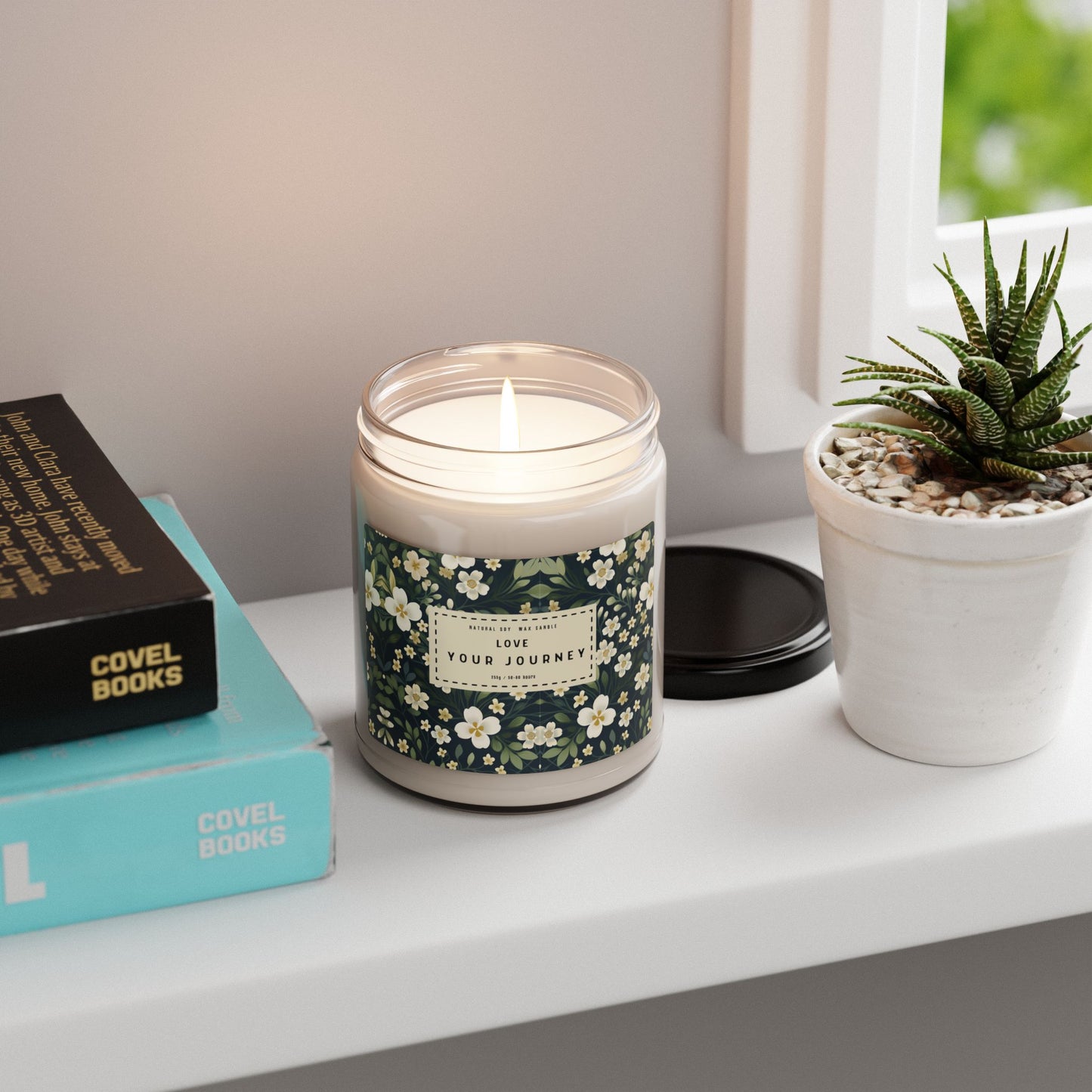 Scented gift Candle | Candle for positive new beginnings| New beginnings gift| Relocation gift idea| Gift for friend| Eco friendly gift