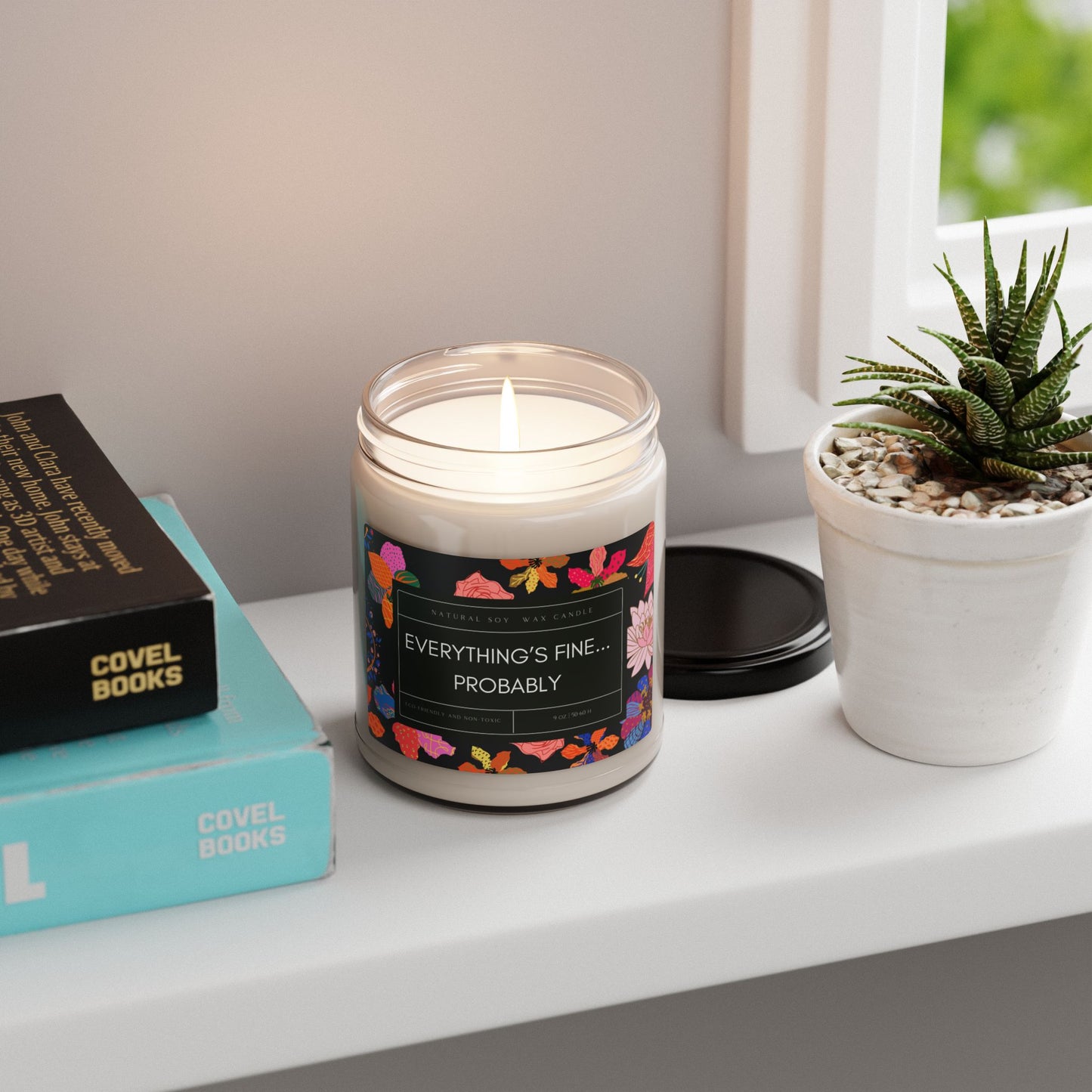Scented Candle| Aromatherapy candle| Gift for friends|Birthday gift idea| floral candle | Self Care gift|Holiday Gift| Funny gift|