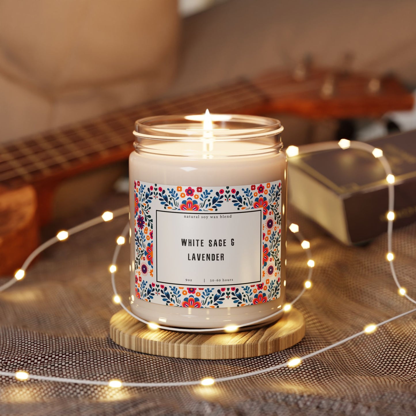 Scented Candle | Aromatherapy candle| Gift for friends|Birthday gift idea| Self-care gift| floral candle | Relaxing gift|