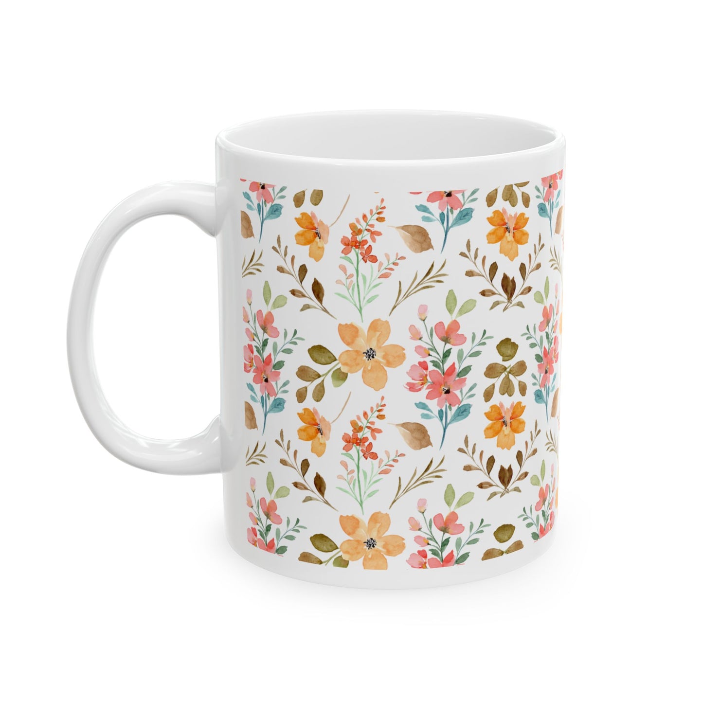 Mug gift | Gift for her | Coffee mug | Tea mug gift | Birthday mug gift | Ceramic mug | Floral mug | Mug