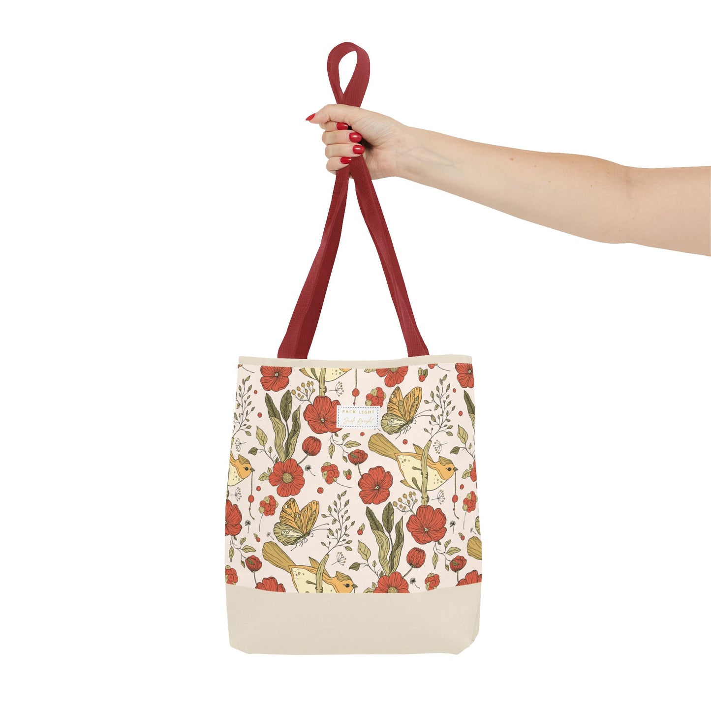 Tote Bag | Beach Tote | Gift for Her | Floral Tote Bag | Botanical Bag | Nature Lover Gift | Floral Design Bag | Gift bag