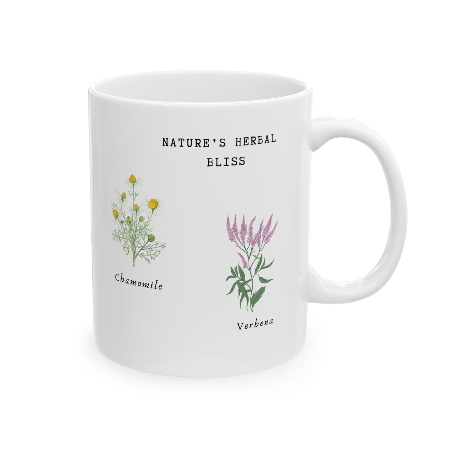 Ceramic Mug| Herbal Tea Mug|Tea Lovers Gift|Botanical Mug|Nature Inspired Mug| Holiday gift mug| Herbal Infusion Mug