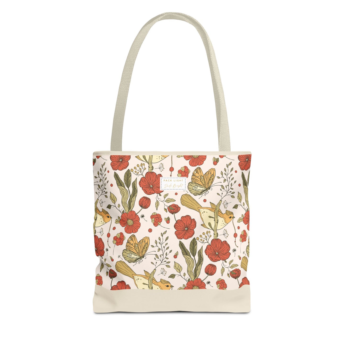 Tote Bag | Beach Tote | Gift for Her | Floral Tote Bag | Botanical Bag | Nature Lover Gift | Floral Design Bag | Gift bag