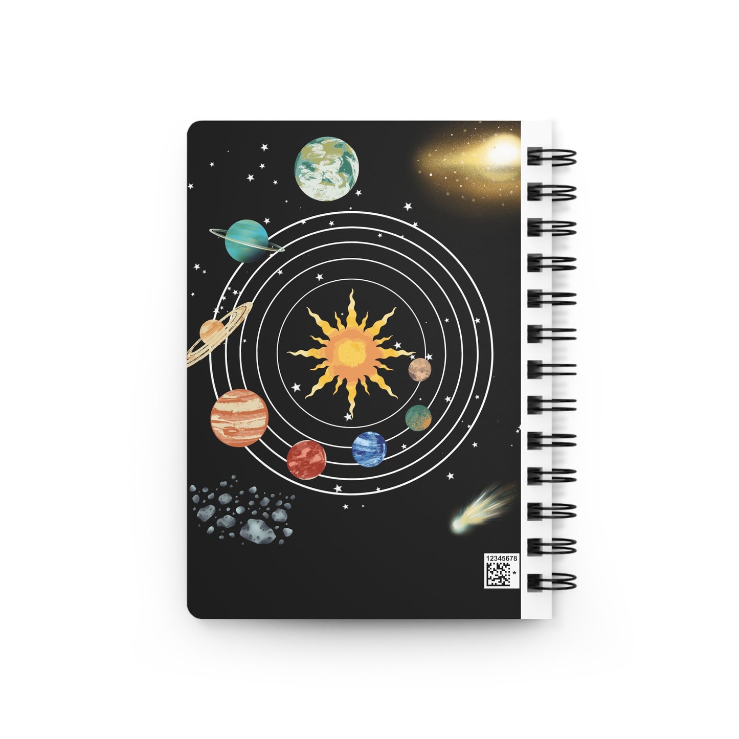 Stars and Planets Note-Book Spiral Bound Journal