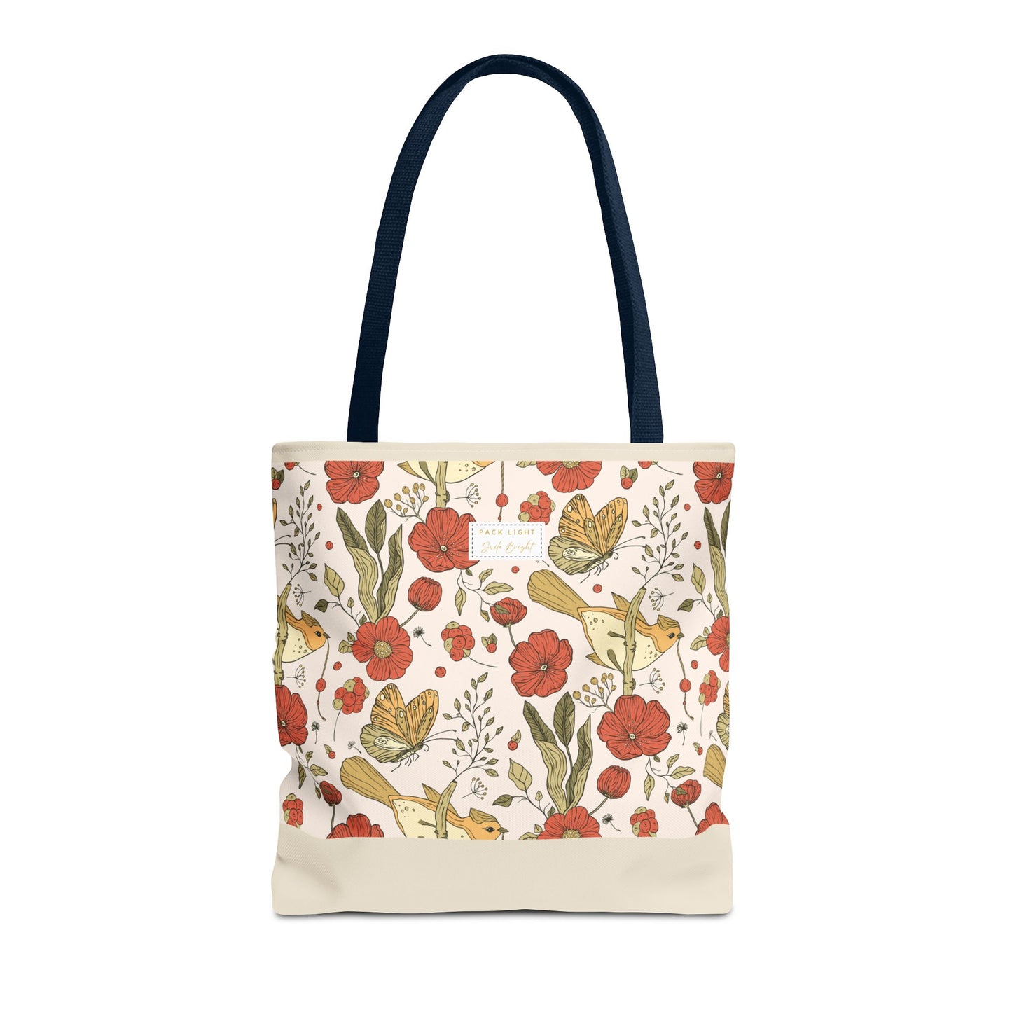 Tote Bag | Beach Tote | Gift for Her | Floral Tote Bag | Botanical Bag | Nature Lover Gift | Floral Design Bag | Gift bag
