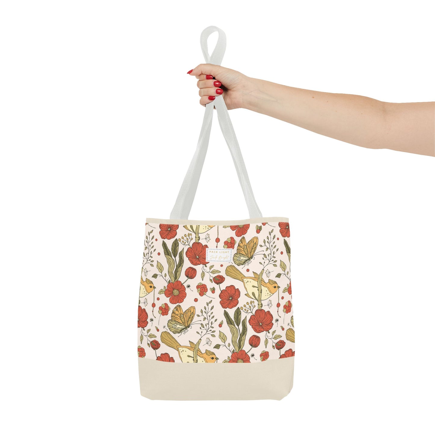 Tote Bag | Beach Tote | Gift for Her | Floral Tote Bag | Botanical Bag | Nature Lover Gift | Floral Design Bag | Gift bag