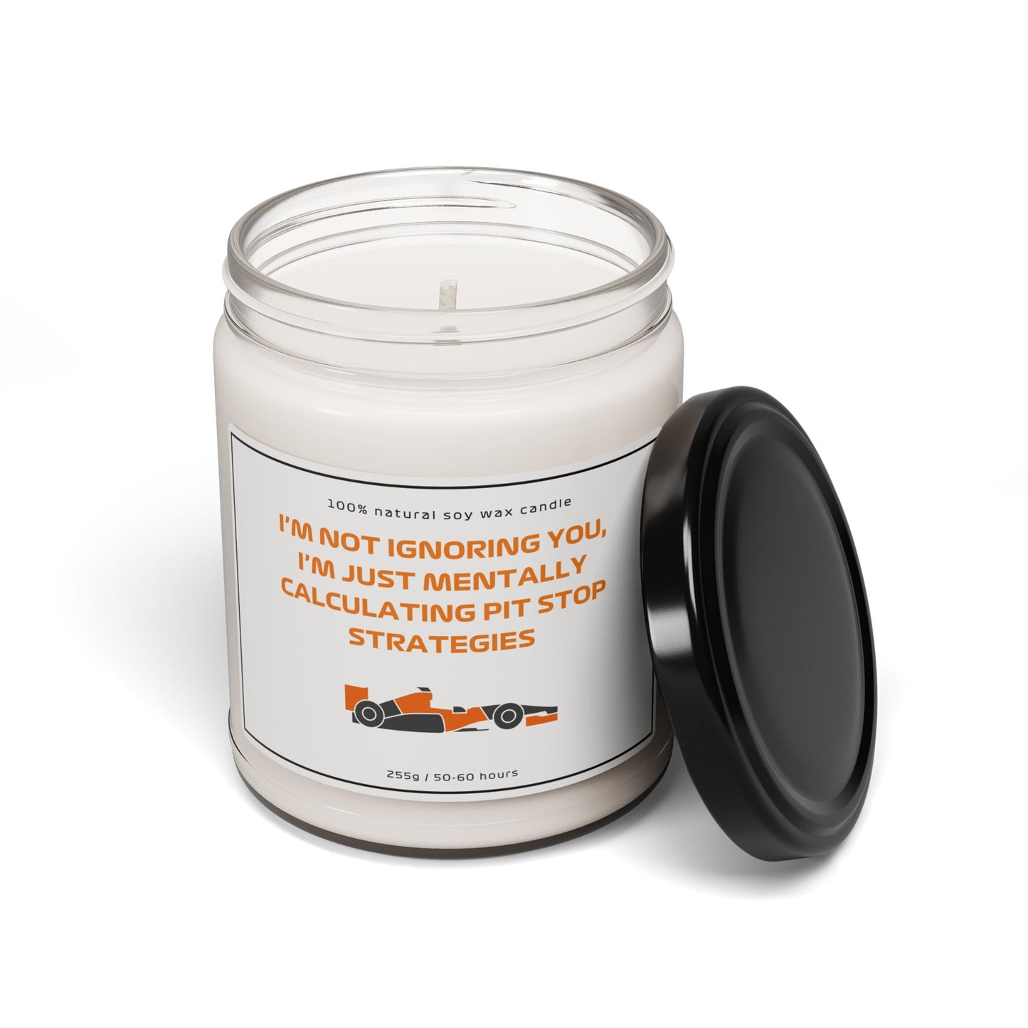 Formula 1 gift candle | Formula 1 lover gift | Scented soy candle | Formula 1 décor candle