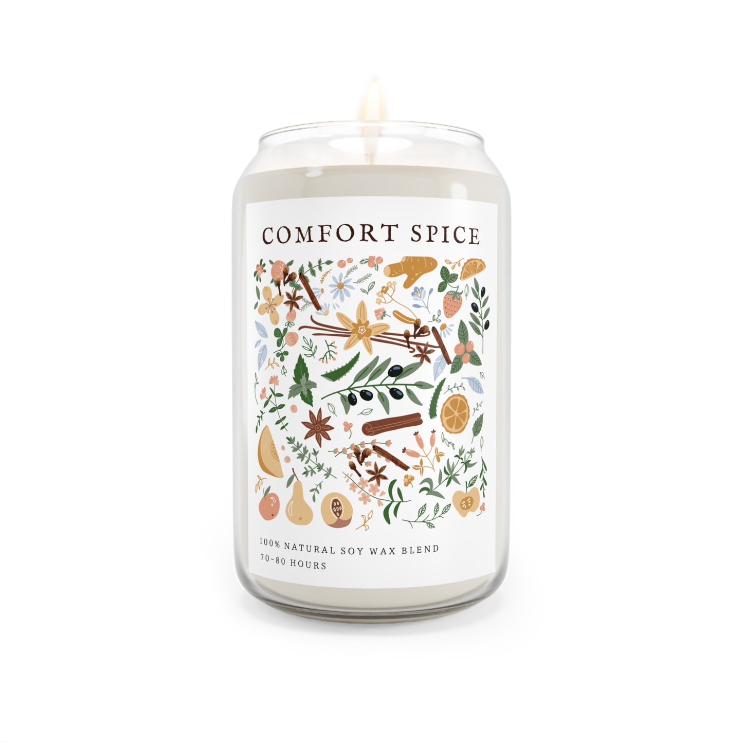 Scented Candle gift, sweet and cozy spices
