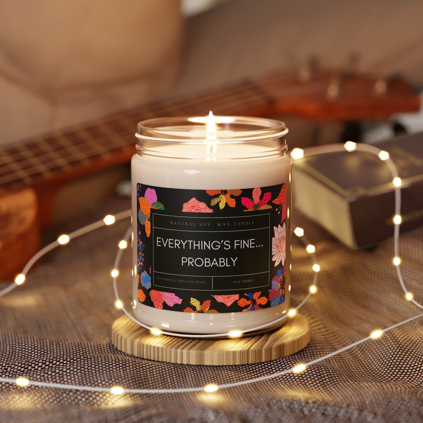 Scented Candle| Aromatherapy candle| Gift for friends|Birthday gift idea| floral candle | Self Care gift|Holiday Gift| Funny gift|