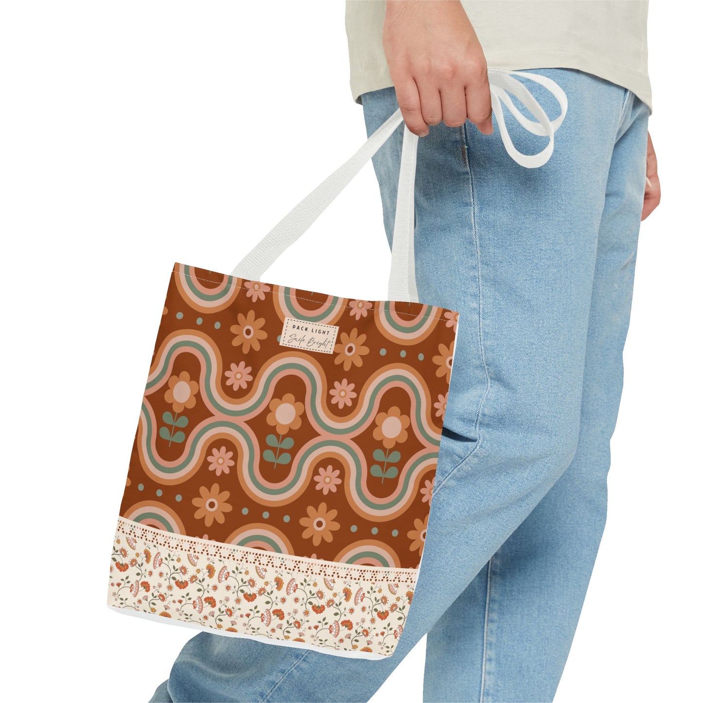 Tote Bag| Gift bag| Gift for her| Unique gift idea| Floral bag| Designed tote bag|Personalized tote| Gift for fashion lovers|