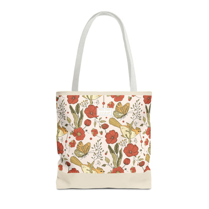 Tote Bag  | Beach Tote | Gift for Her | Floral Tote Bag | Botanical Bag | Nature Lover Gift | Floral Design Bag | Gift bag