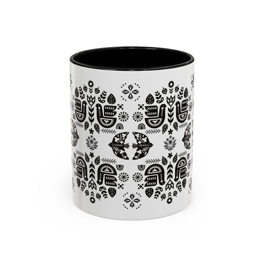 Accent Coffee Mug |Holiday gift mug| Tea and Coffee Mug|Gift for Coffee Lovers|Uplifting Gift Idea