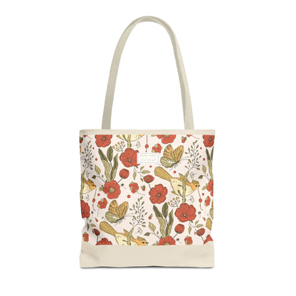 Tote Bag  | Beach Tote | Gift for Her | Floral Tote Bag | Botanical Bag | Nature Lover Gift | Floral Design Bag | Gift bag