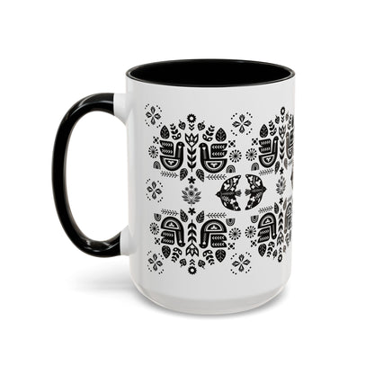 Accent Coffee Mug |Holiday gift mug| Tea and Coffee Mug|Gift for Coffee Lovers|Uplifting Gift Idea