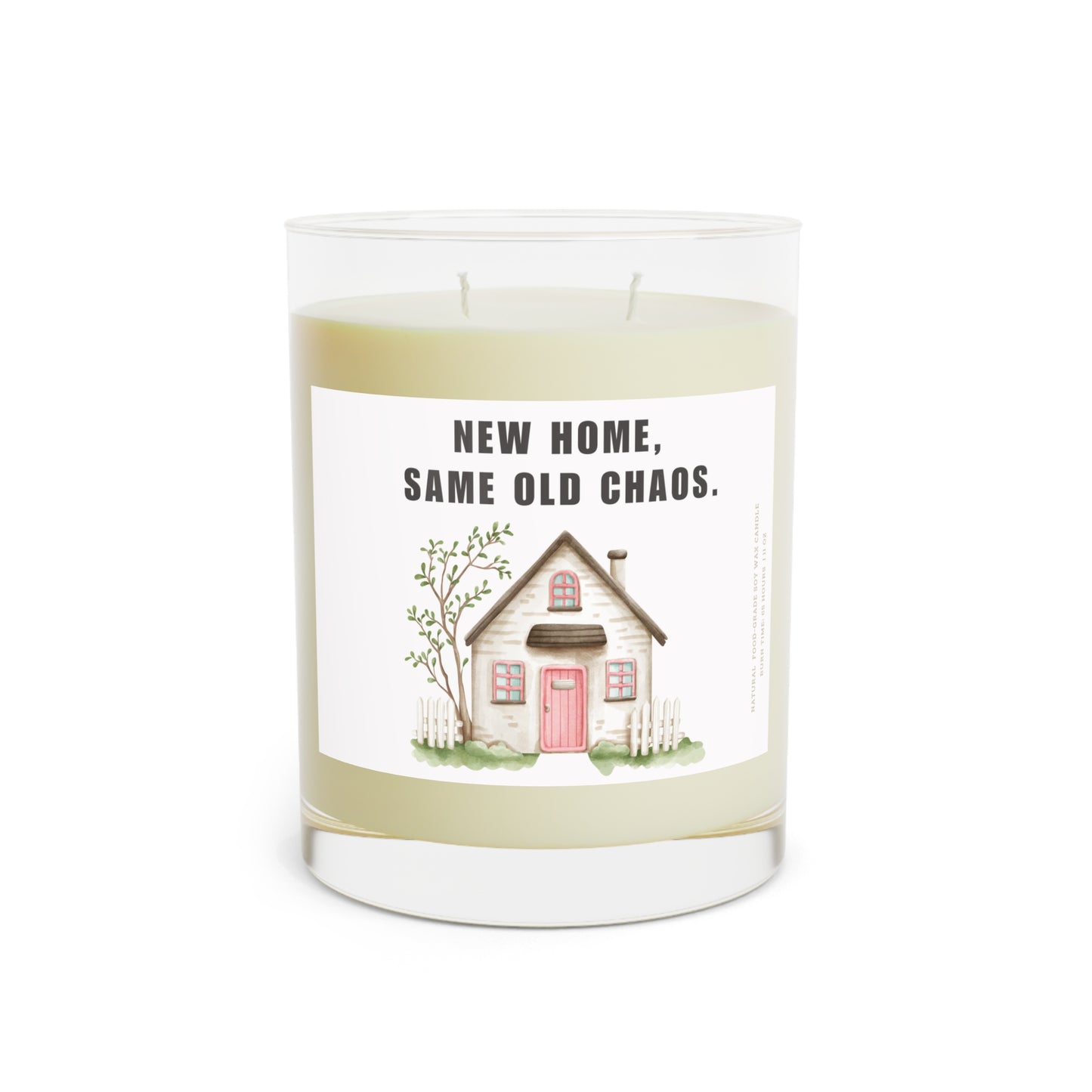 New house scented candle gift - Full Glass 11oz | funny candle gift | aromatherapy vegan candle