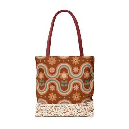 Tote Bag| Gift bag| Gift for her| Unique gift idea| Floral bag| Designed tote bag|Personalized tote| Gift for fashion lovers|