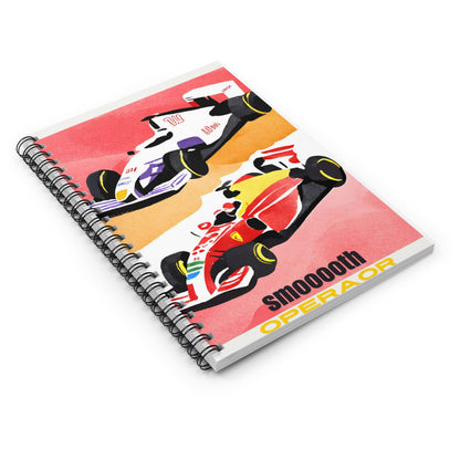 Race to Victory: My F1 Journey -  Spiral Notebook - Ruled Line