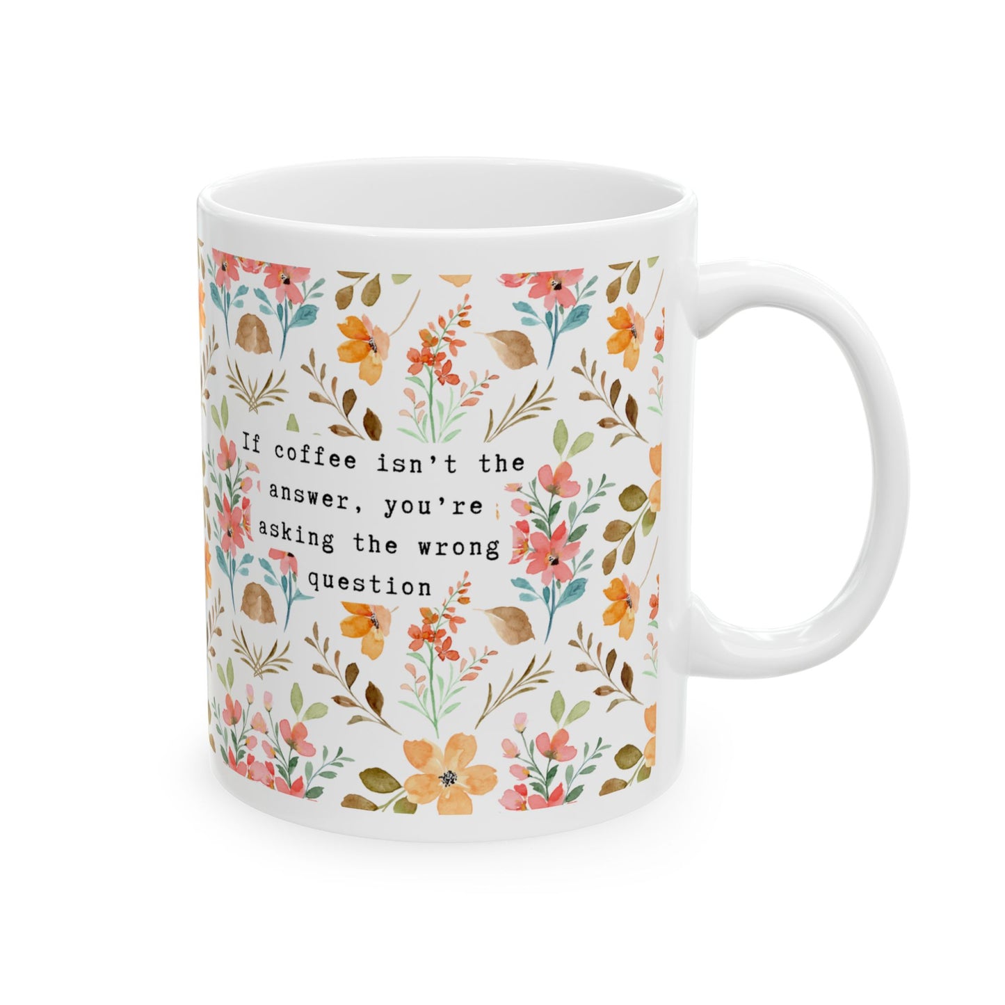 Mug gift | Gift for her | Coffee mug | Tea mug gift | Birthday mug gift | Ceramic mug | Floral mug | Mug