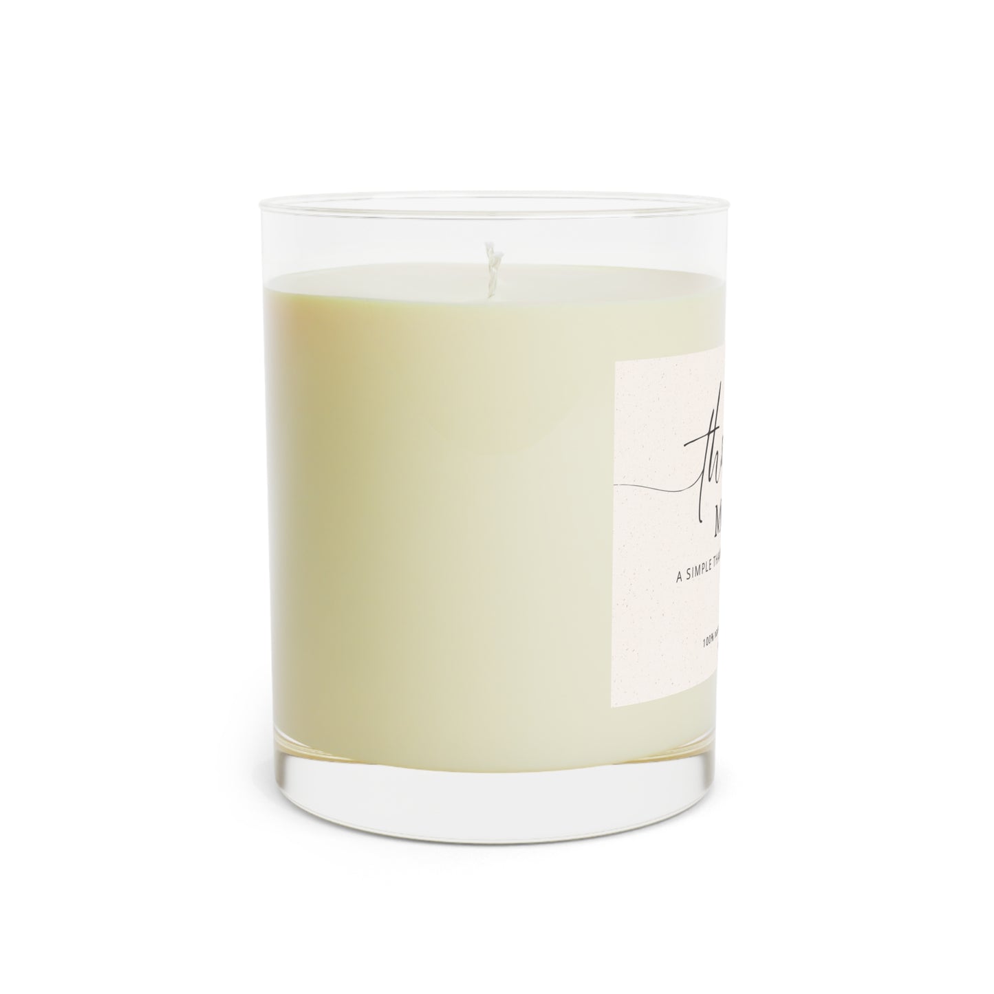 Thank You Mom Scented Candle | Gift idea | Full Glass