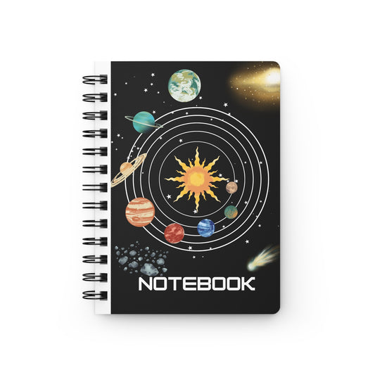 Stars and Planets Note-Book Spiral Bound Journal
