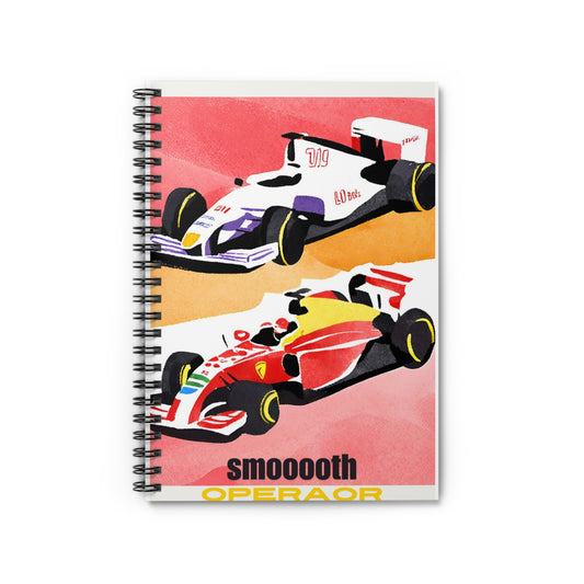 Race to Victory: My F1 Journey -  Spiral Notebook - Ruled Line