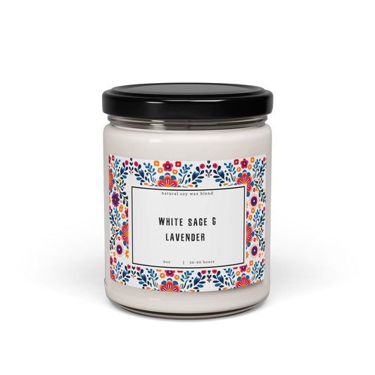 Scented  Candle | Aromatherapy candle| Gift for friends|Birthday gift idea| Self-care gift| floral candle | Relaxing gift|