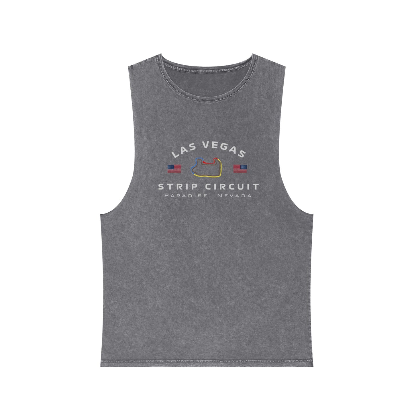 F1 shirt | Vegas Strip Circuit Stonewash Tank Top| F1 gift|  Casual Wear | F1 Gift for her- him |  F1 Fan Gift|  F1 Gift Idea|