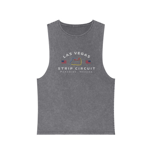 F1 shirt | Vegas Strip Circuit Stonewash Tank Top| F1 gift|  Casual Wear | F1 Gift for her- him |  F1 Fan Gift|  F1 Gift Idea|