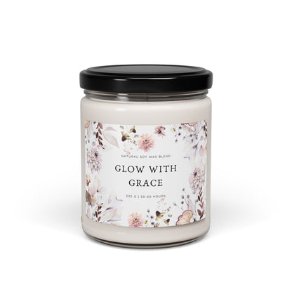 Scente Candle| Aromatherapy candle| Gift for friends|Birthday gift idea| Self-care gift| floral candle | Relaxing gift| Eco-friendly gift|