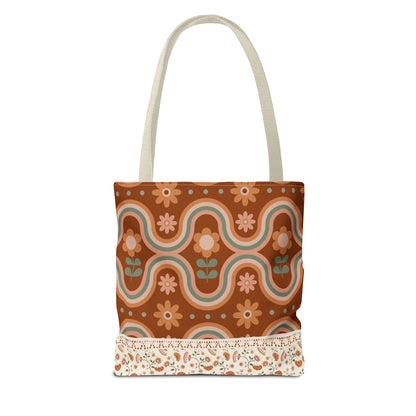 Tote Bag| Gift bag| Gift for her| Unique gift idea| Floral bag| Designed tote bag|Personalized tote| Gift for fashion lovers|