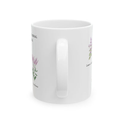 Ceramic Mug| Herbal Tea Mug|Tea Lovers Gift|Botanical Mug|Nature Inspired Mug| Holiday gift mug| Herbal Infusion Mug