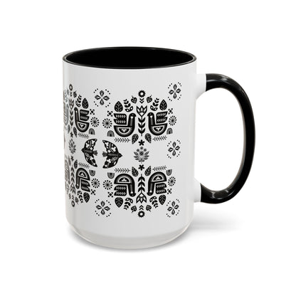 Accent Coffee Mug |Holiday gift mug| Tea and Coffee Mug|Gift for Coffee Lovers|Uplifting Gift Idea