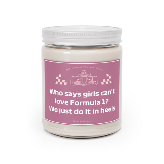 Scented Candles for her| Formula 1 gift candle | Girlfriend candle gift |  Aromatherapy candle gift | Race car candle